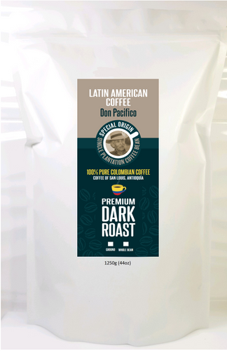 Don Pacifico 100% Arabica, 100% Single Plantation, San Louis Colombia Premium Dark Roast Coffee 1250g (44oz) (Copy)