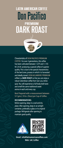 Don Pacifico 100% Arabica, 100% Single Plantation, San Louis Colombia Premium Dark Roast Coffee 250g (8.8oz)