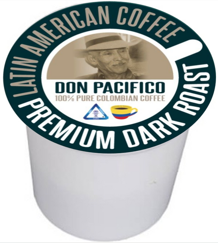 Don Pacifico 100% Arabica, 100% Single Plantation, San Louis Colombia Premium Dark Roast Coffee K-Cups for Keurig 1.0 & 2.0