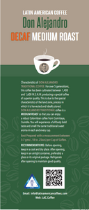 Don Pacifico 100% Arabica, 100% Single Plantation, San Louis Colombia Premium Medium Roast Coffee 1250g (44oz)