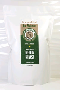 Don Alejandro 100% Arabica, 100% Single Plantation, Quimbaya Colombia Premium Medium Roast Coffee, 1250g (44oz)